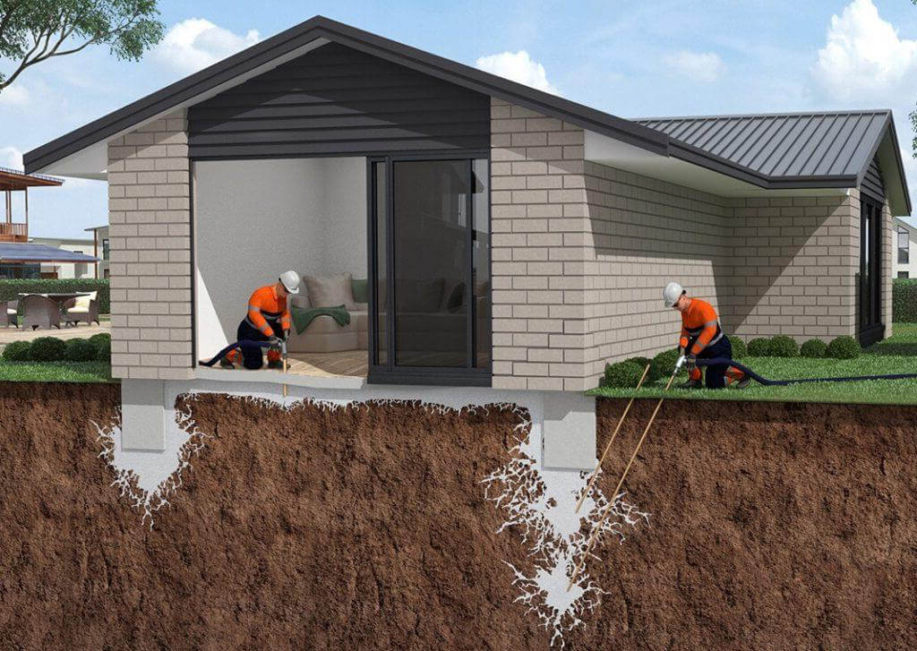 Что делать при просадке грунта?